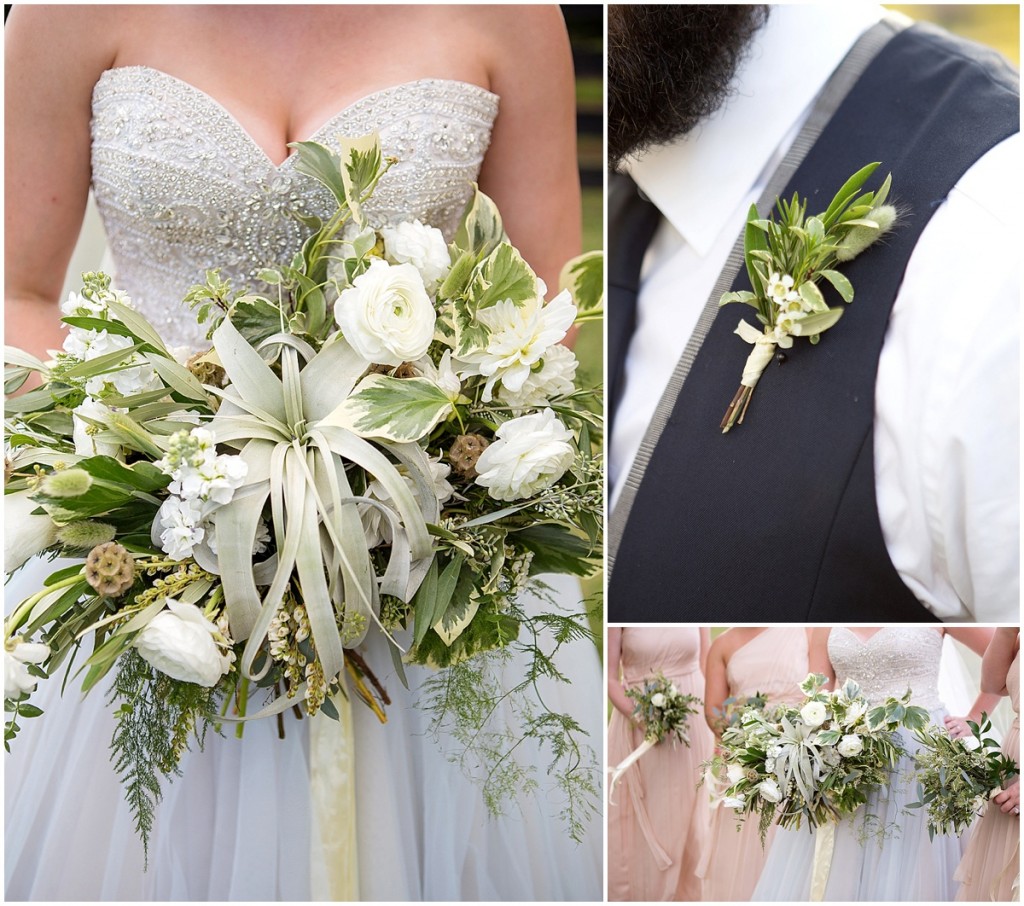 Tuscan-inspired wedding flowers